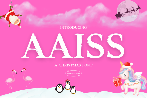 Aaiss Christmas Font for Handmade Holiday Design