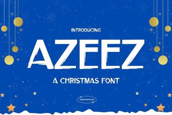 Azeez Display Font for Editorial Charm