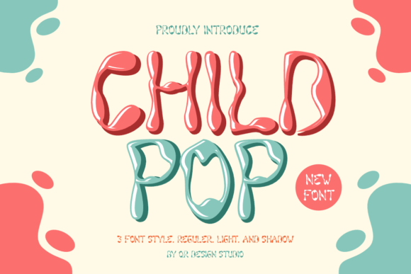 Child Pop: A Whimsical Display Font for Playful Branding