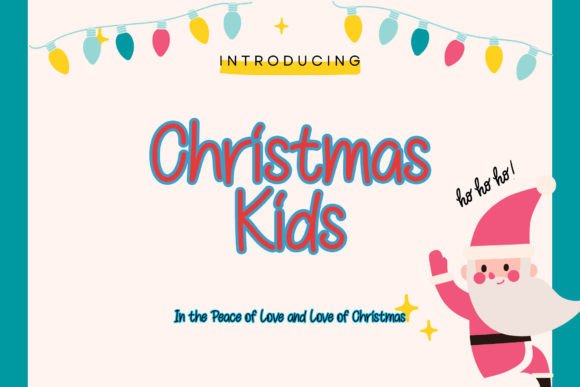 Christmas Kids Font for Whimsical Holiday Branding
