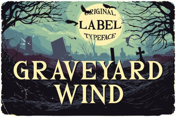 Graveyard Wind Font for 80s Horror-Inspired Branding