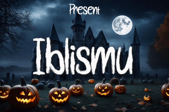 Iblismu Display Font for Bold Creative Campaigns