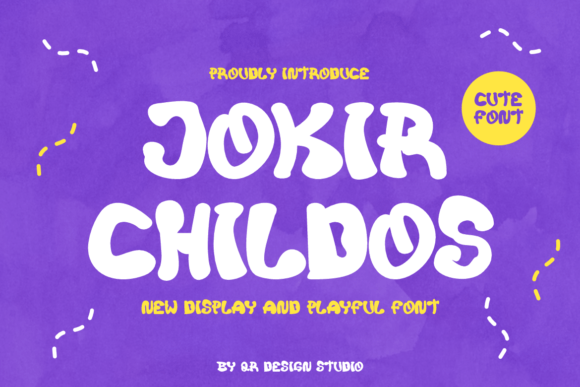 Jokir Childos: A Cute and Quirky Display Font for Small Business Branding