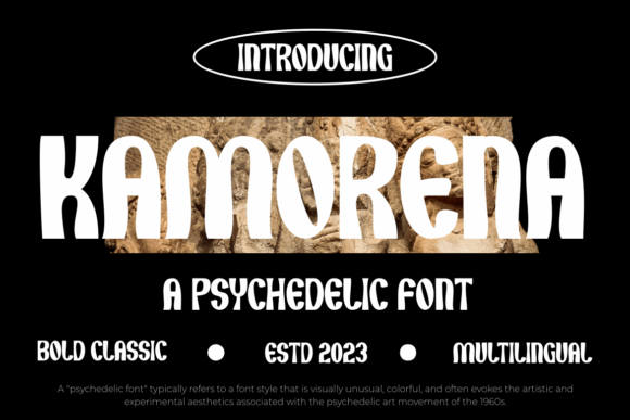 Kamorena Font for Handmade Branding & Display Design