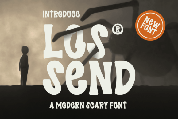 Los Send Halloween Font for Spooky Craft Projects