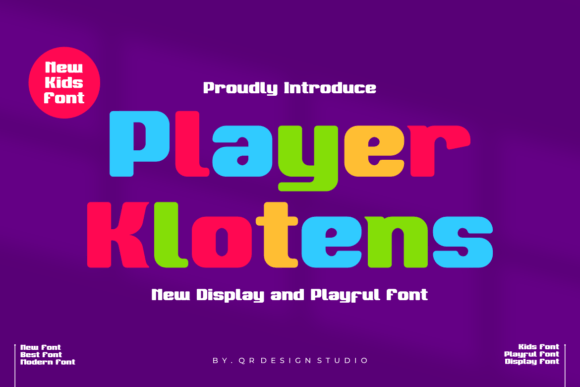 Player Klotens: A Bold Display Font for Editorial Impact