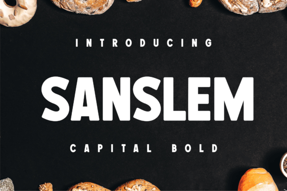 Sanslem: A Bold All-Caps Display Font for Modern Branding
