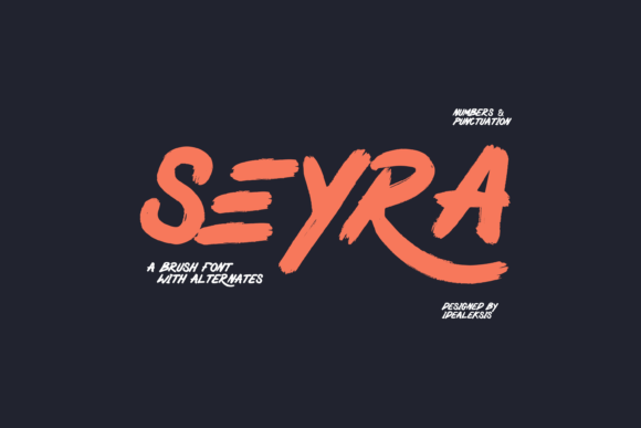 Seyra Font: Elegant Brush Script for Digital Branding