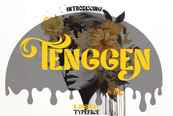 Tenggen: A Bold Display Font for Maker Labels & More