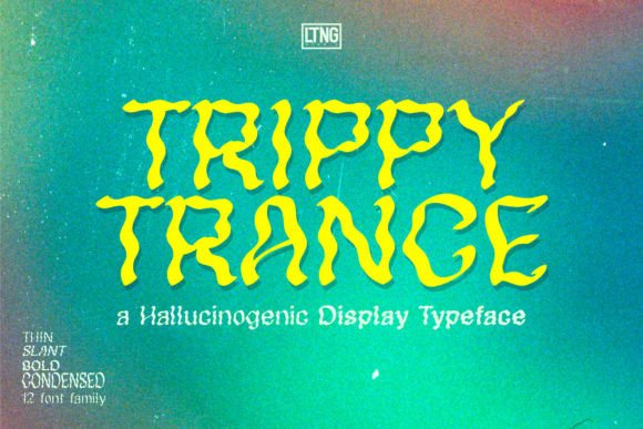 Trippy Trance: A Psychedelic Display Font That Demands Attention