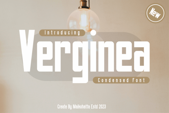 Verginea Display Font for Tight Spaces and Bold Statements