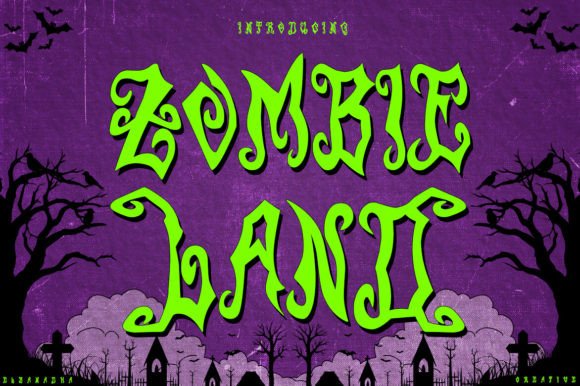 Zombieland Display Font for Halloween Campaigns